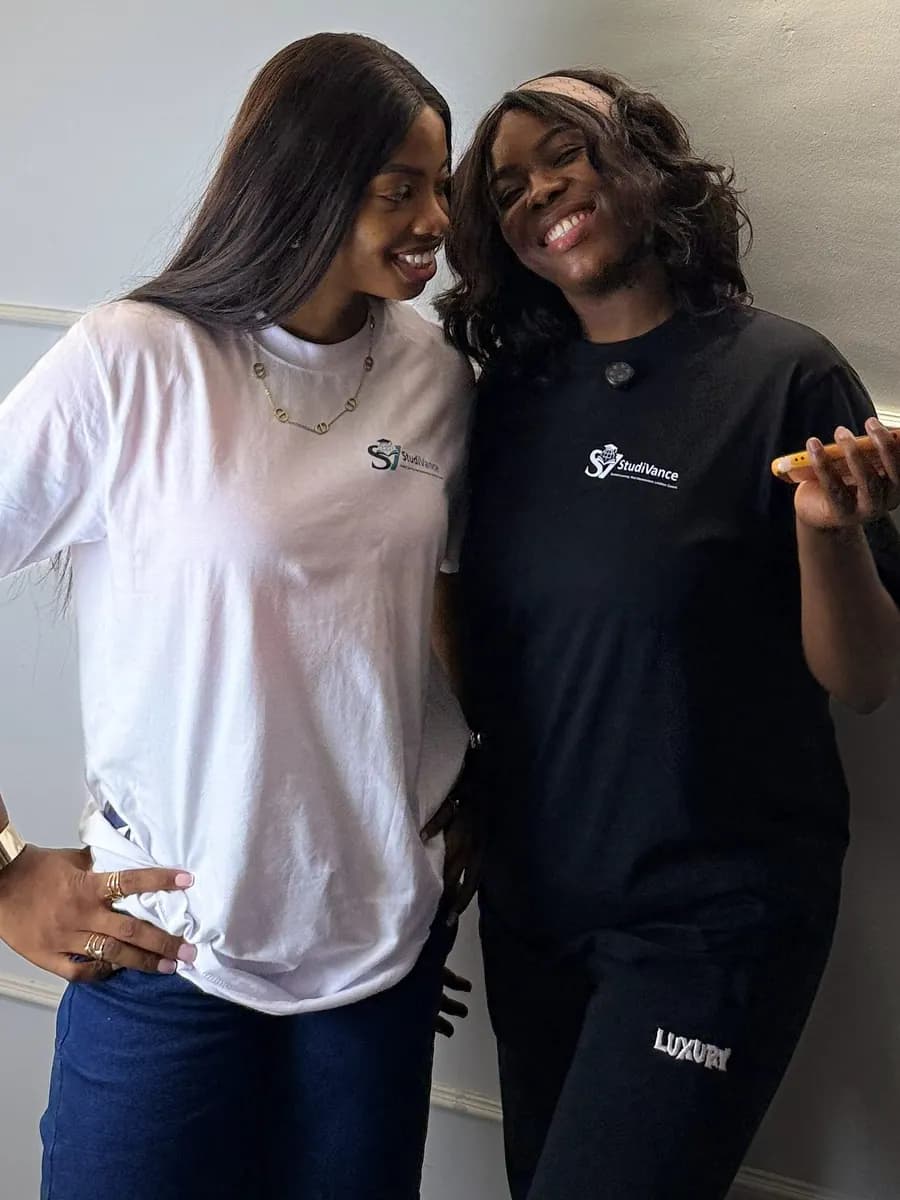 Two Studivance team members together